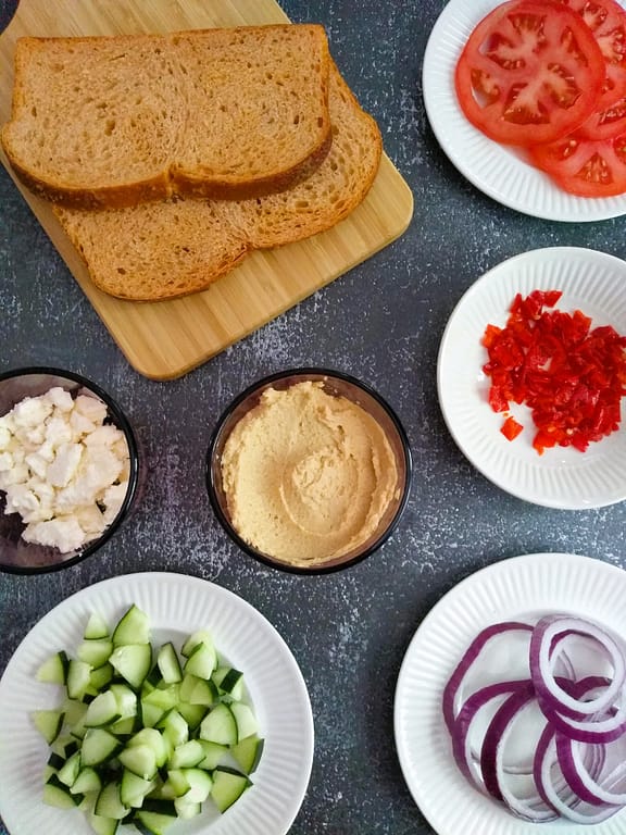 Panera Mediterranean Veggie Sandwich Ingredients
