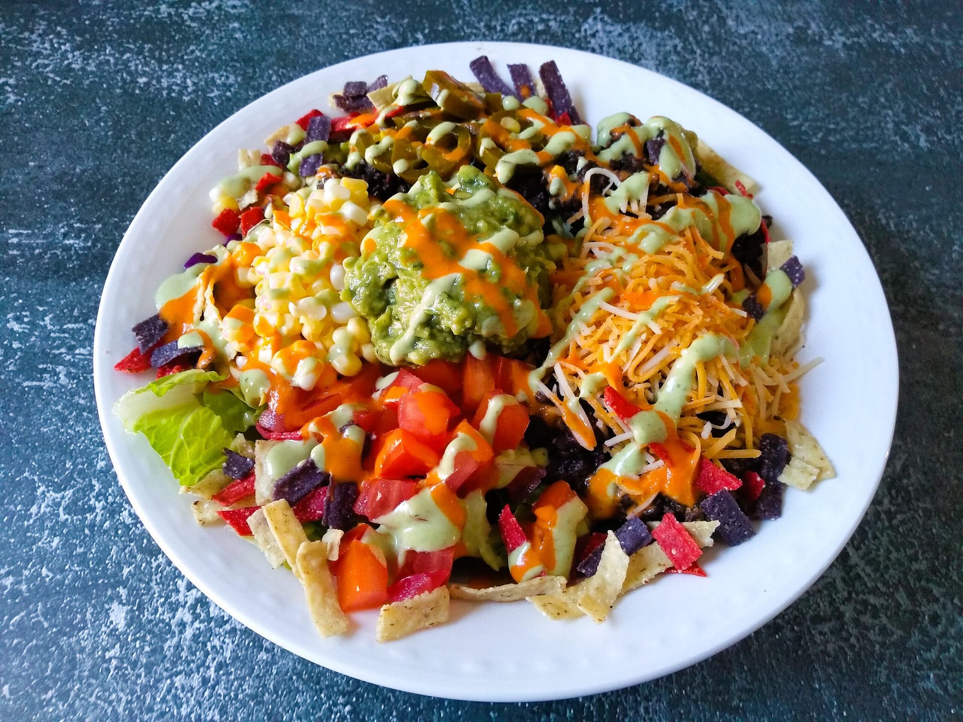 veggie taco salad